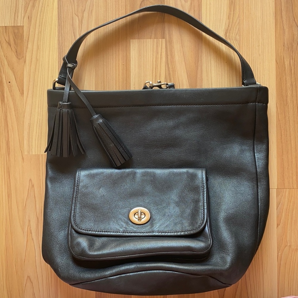 Coach Vintage Full Grain Leather Bucket Bag